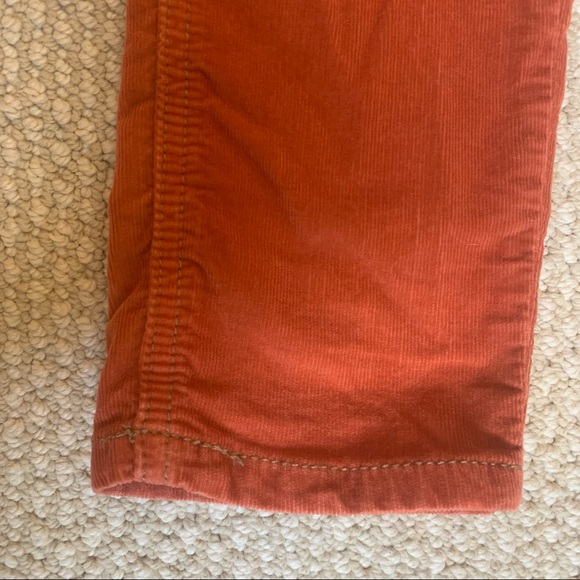 Free People Corduroy Rust Orange Pants Size 26 - Picture 7 of 11